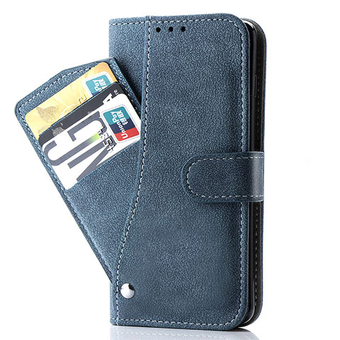 Coque Portefeuille Livre Cuir Etui Clapet S06D pour Samsung Galaxy S20 Ultra 5G Bleu