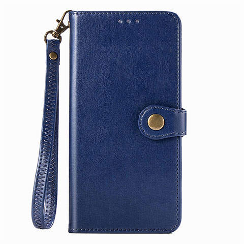 Coque Portefeuille Livre Cuir Etui Clapet S06D pour Xiaomi Mi 10i 5G Bleu