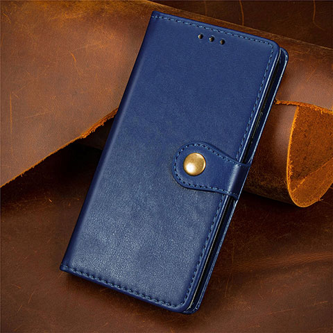 Coque Portefeuille Livre Cuir Etui Clapet S07D pour Google Pixel 7 5G Bleu