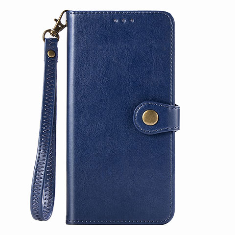 Coque Portefeuille Livre Cuir Etui Clapet S07D pour Huawei P40 Pro Bleu