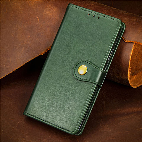 Coque Portefeuille Livre Cuir Etui Clapet S07D pour Xiaomi Redmi Note 10T 5G Vert