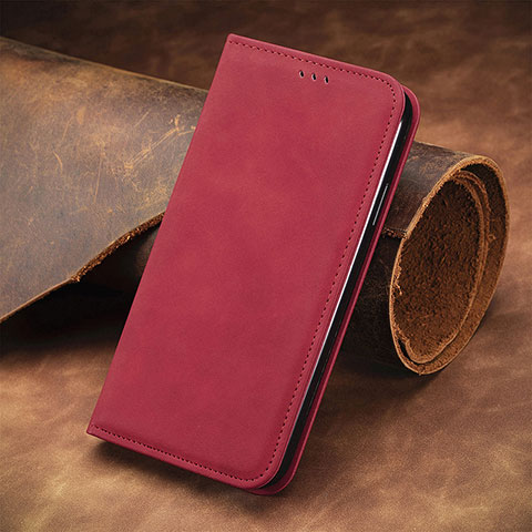 Coque Portefeuille Livre Cuir Etui Clapet S08D pour Huawei Honor 50 Pro 5G Rouge