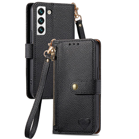 Coque Portefeuille Livre Cuir Etui Clapet S15D pour Samsung Galaxy S24 Plus 5G Noir