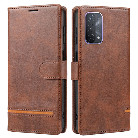 Coque Portefeuille Livre Cuir Etui Clapet SY1 pour OnePlus Nord N200 5G Marron