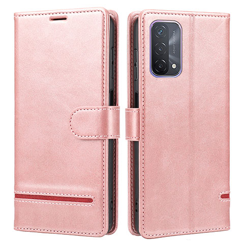 Coque Portefeuille Livre Cuir Etui Clapet SY1 pour OnePlus Nord N200 5G Rose