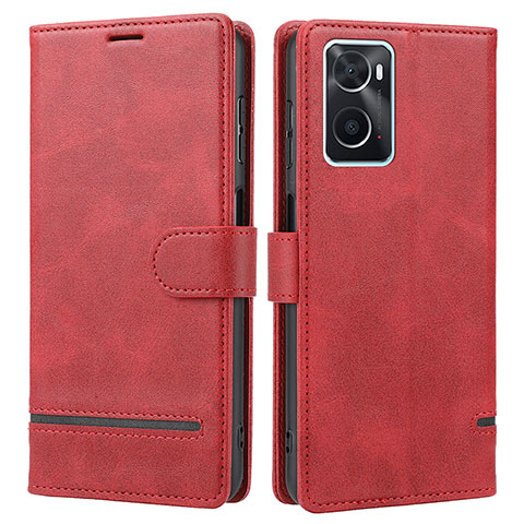 Coque Portefeuille Livre Cuir Etui Clapet SY1 pour Oppo A36 Rouge