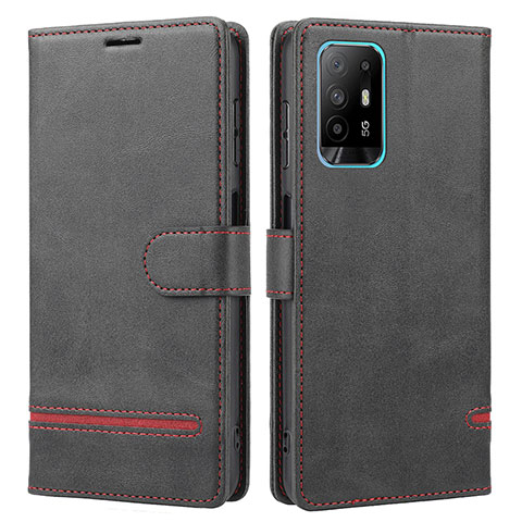 Coque Portefeuille Livre Cuir Etui Clapet SY1 pour Oppo A94 5G Noir