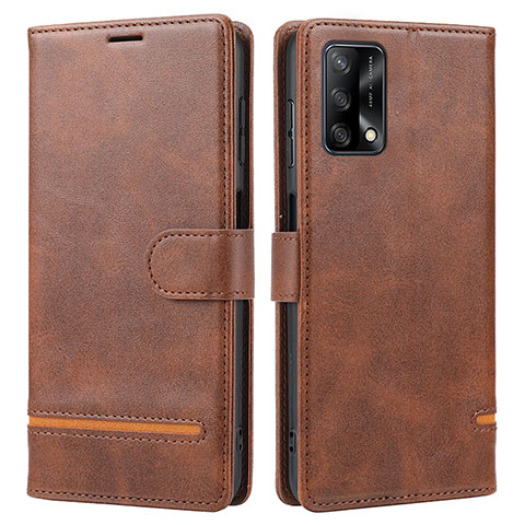 Coque Portefeuille Livre Cuir Etui Clapet SY1 pour Oppo F19s Marron