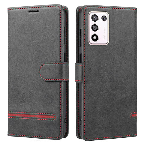 Coque Portefeuille Livre Cuir Etui Clapet SY1 pour Realme 9 SE 5G Noir