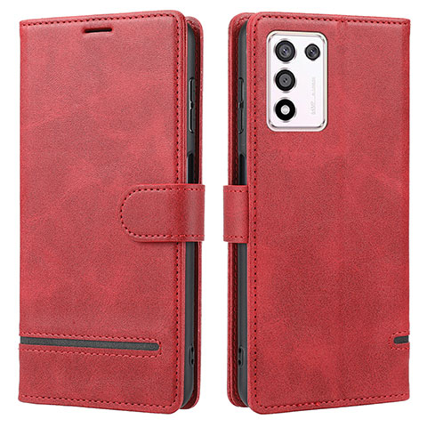 Coque Portefeuille Livre Cuir Etui Clapet SY1 pour Realme 9 SE 5G Rouge