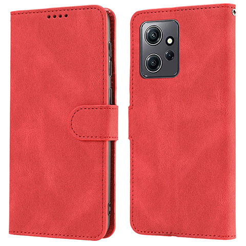 Coque Portefeuille Livre Cuir Etui Clapet SY1 pour Xiaomi Redmi Note 12 4G Rouge