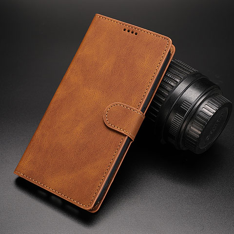 Coque Portefeuille Livre Cuir Etui Clapet SY3 pour Google Pixel 6 5G Marron