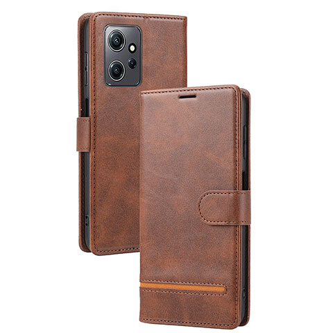 Coque Portefeuille Livre Cuir Etui Clapet SY3 pour Xiaomi Redmi Note 12 4G Marron