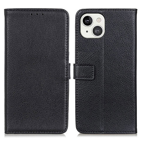 Coque Portefeuille Livre Cuir Etui Clapet T01 pour Apple iPhone 13 Mini Noir