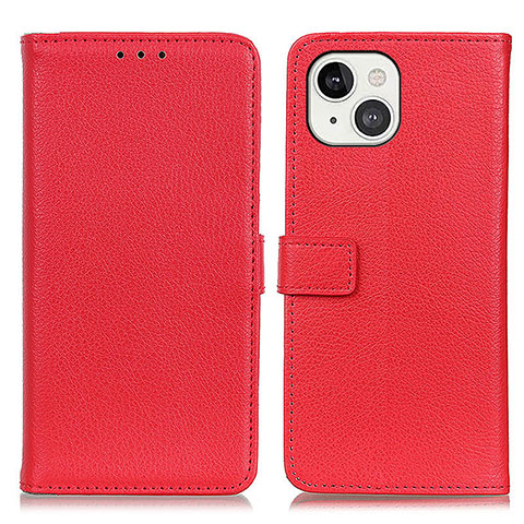 Coque Portefeuille Livre Cuir Etui Clapet T01 pour Apple iPhone 13 Mini Rouge