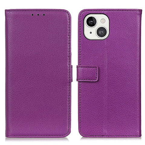 Coque Portefeuille Livre Cuir Etui Clapet T01 pour Apple iPhone 13 Mini Violet