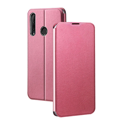 Coque Portefeuille Livre Cuir Etui Clapet T01 pour Huawei Honor 20 Lite Rose