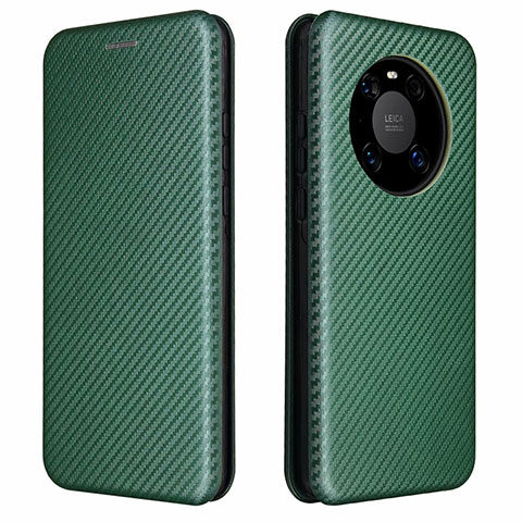 Coque Portefeuille Livre Cuir Etui Clapet T01 pour Huawei Mate 40 Vert