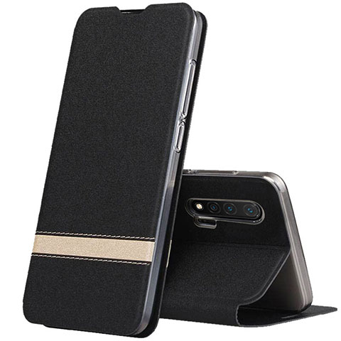 Coque Portefeuille Livre Cuir Etui Clapet T01 pour Huawei Nova 6 5G Noir