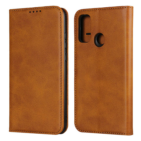 Coque Portefeuille Livre Cuir Etui Clapet T01 pour Huawei Nova Lite 3 Plus Brun Clair