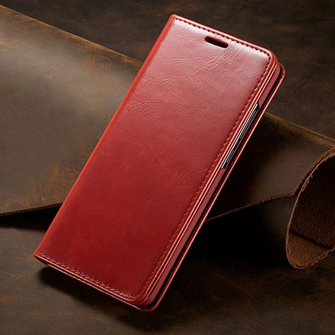 Coque Portefeuille Livre Cuir Etui Clapet T01 pour Huawei P30 Pro New Edition Rouge