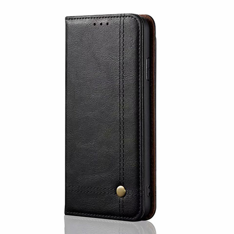 Coque Portefeuille Livre Cuir Etui Clapet T01 pour Oppo F15 Noir