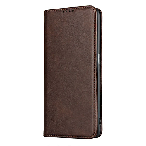 Coque Portefeuille Livre Cuir Etui Clapet T01 pour Oppo Find X2 Pro Marron