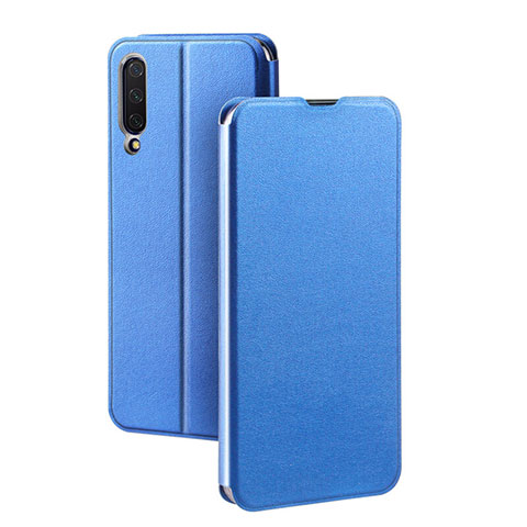 Coque Portefeuille Livre Cuir Etui Clapet T01 pour Xiaomi Mi A3 Bleu