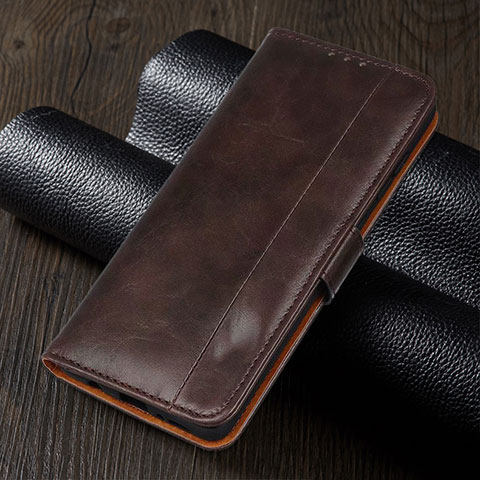 Coque Portefeuille Livre Cuir Etui Clapet T01 pour Xiaomi Poco M2 Pro Marron