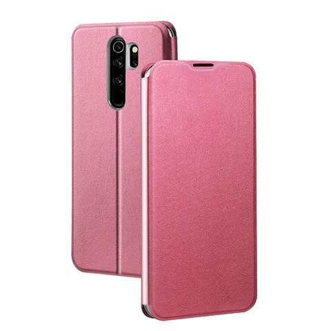 Coque Portefeuille Livre Cuir Etui Clapet T01 pour Xiaomi Redmi Note 8 Pro Rose