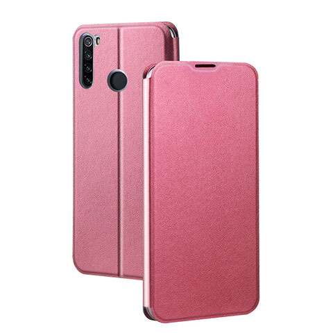 Coque Portefeuille Livre Cuir Etui Clapet T01 pour Xiaomi Redmi Note 8T Rose