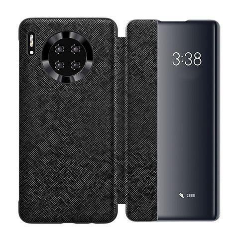 Coque Portefeuille Livre Cuir Etui Clapet T02 pour Huawei Mate 30 5G Noir