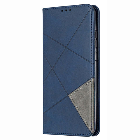 Coque Portefeuille Livre Cuir Etui Clapet T02 pour Huawei P Smart (2020) Bleu