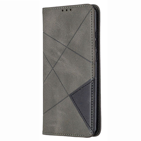 Coque Portefeuille Livre Cuir Etui Clapet T02 pour Huawei P Smart (2020) Gris