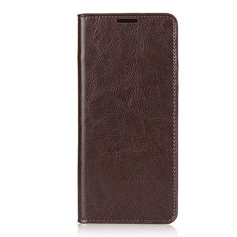 Coque Portefeuille Livre Cuir Etui Clapet T02 pour Oppo Find X2 Neo Marron