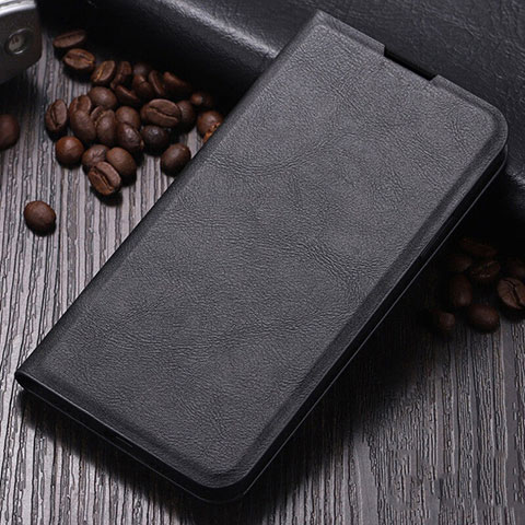 Coque Portefeuille Livre Cuir Etui Clapet T02 pour Oppo R17 Neo Noir