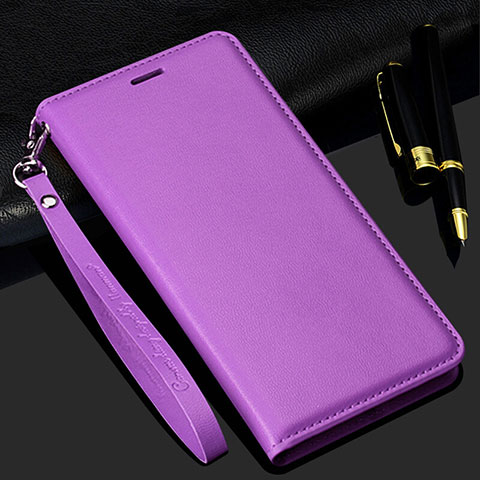 Coque Portefeuille Livre Cuir Etui Clapet T02 pour Samsung Galaxy S20 Ultra 5G Violet