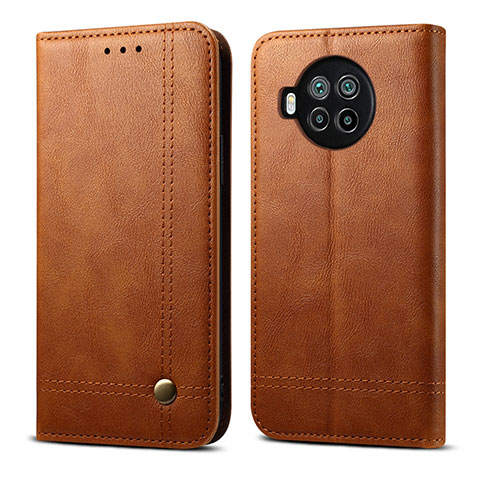 Coque Portefeuille Livre Cuir Etui Clapet T02 pour Xiaomi Mi 10i 5G Brun Clair