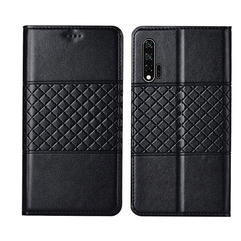 Coque Portefeuille Livre Cuir Etui Clapet T03 pour Huawei Nova 6 5G Noir