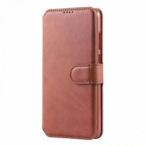 Coque Portefeuille Livre Cuir Etui Clapet T03 pour Huawei P30 Lite Orange