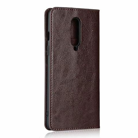 Coque Portefeuille Livre Cuir Etui Clapet T03 pour OnePlus 8 Marron