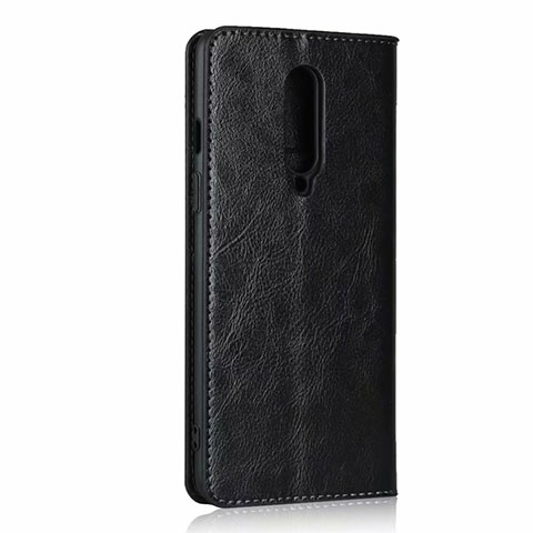 Coque Portefeuille Livre Cuir Etui Clapet T03 pour OnePlus 8 Noir