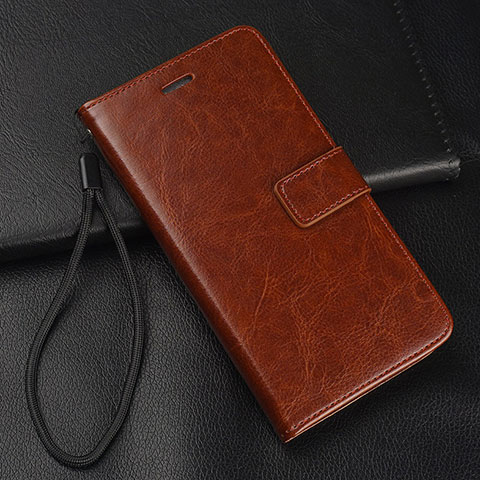 Coque Portefeuille Livre Cuir Etui Clapet T03 pour Oppo R17 Pro Marron