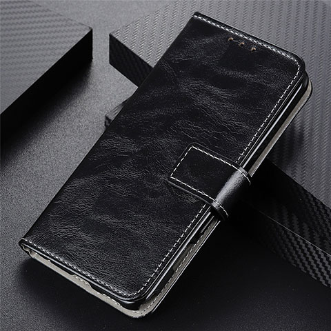 Coque Portefeuille Livre Cuir Etui Clapet T03 pour Oppo Reno3 Pro Noir