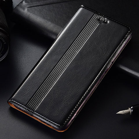Coque Portefeuille Livre Cuir Etui Clapet T03 pour Samsung Galaxy Note 10 Plus 5G Noir