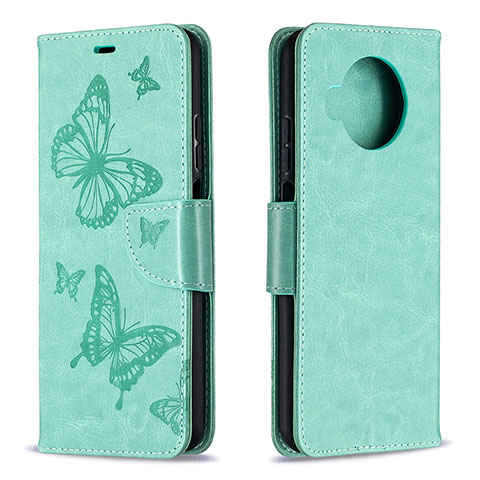 Coque Portefeuille Livre Cuir Etui Clapet T03 pour Xiaomi Mi 10i 5G Pastel Vert