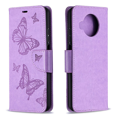 Coque Portefeuille Livre Cuir Etui Clapet T03 pour Xiaomi Mi 10i 5G Violet Clair