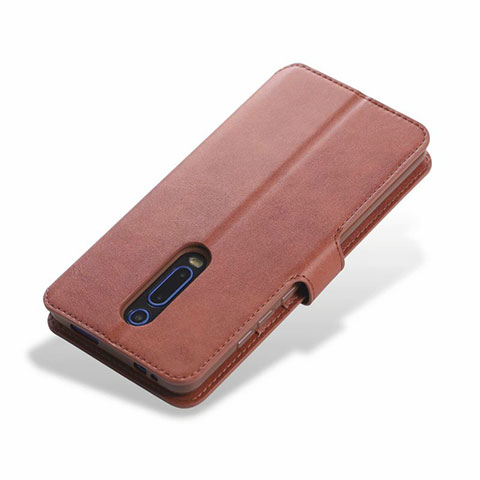 Coque Portefeuille Livre Cuir Etui Clapet T03 pour Xiaomi Mi 9T Marron