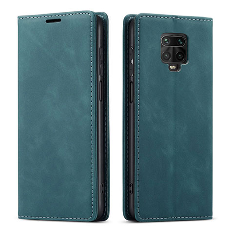 Coque Portefeuille Livre Cuir Etui Clapet T03 pour Xiaomi Poco M2 Pro Vert