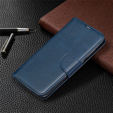 Coque Portefeuille Livre Cuir Etui Clapet T03 pour Xiaomi Redmi 10X 4G Bleu